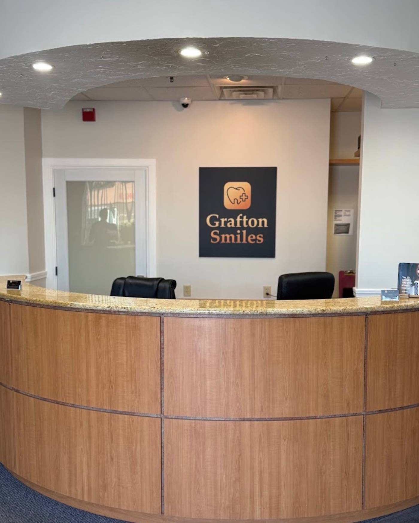 The treatment area at Grafton Smiles in North Grafton, MA